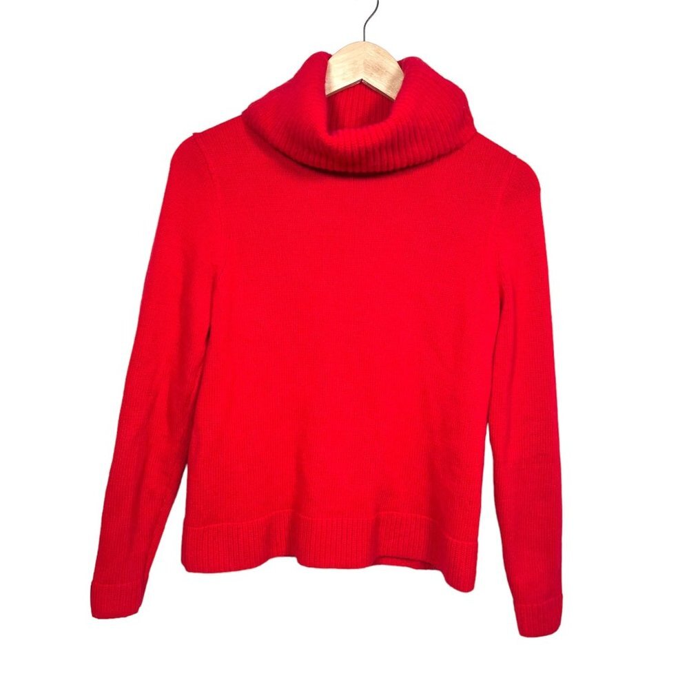 J‎ crew Merino Wool Blend turtle neck knit sweater sz S